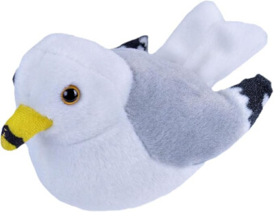**IRREGULAR** Audubon Bird Ring Bill Gull Wild Republic Plush Stuffed Animal toy