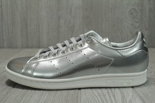 stan smith metallic silver