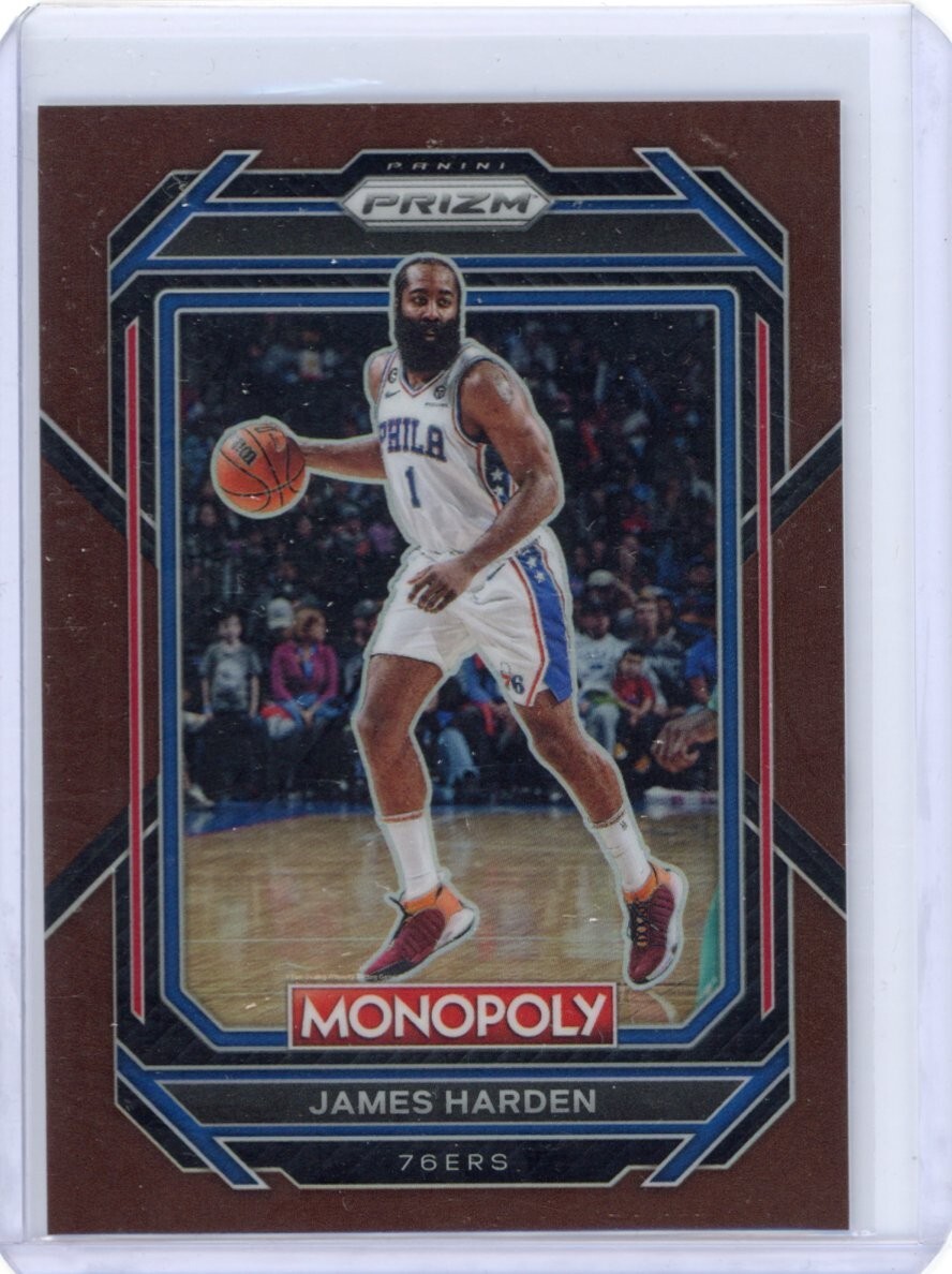 James Harden 2022-23 Panini Monopoly Prizm Basketball Bronze /249 #68 76ers