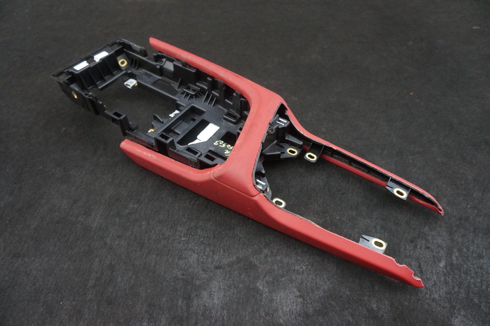 Front Center Console Trim Cover Panel Red OEM 4S1864357D Audi R8 4S 18-24 *Note