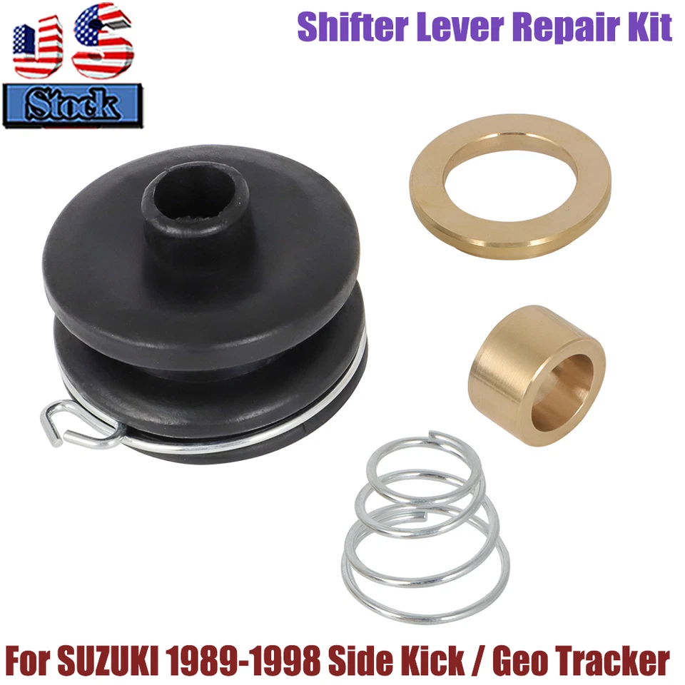 For 1989-1998 Suzuki Sidekick / Geo Tracker Complete Shifter Lever Repair Kit Foto 2 de 4
