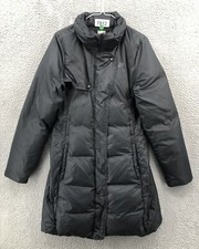 Nike Sportswear Duck Down Parka Jacket Long Puffer Coat Women's Small Black 7912