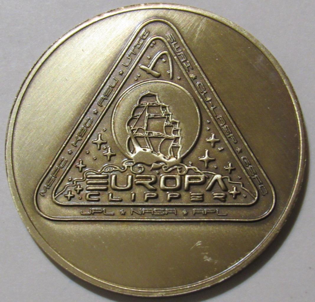 EUROPA CLIPPER NASA 팀 노력 우주 임무 코인 JPL KSC MSFC GSF ASUC APL-Freehip.co.kr