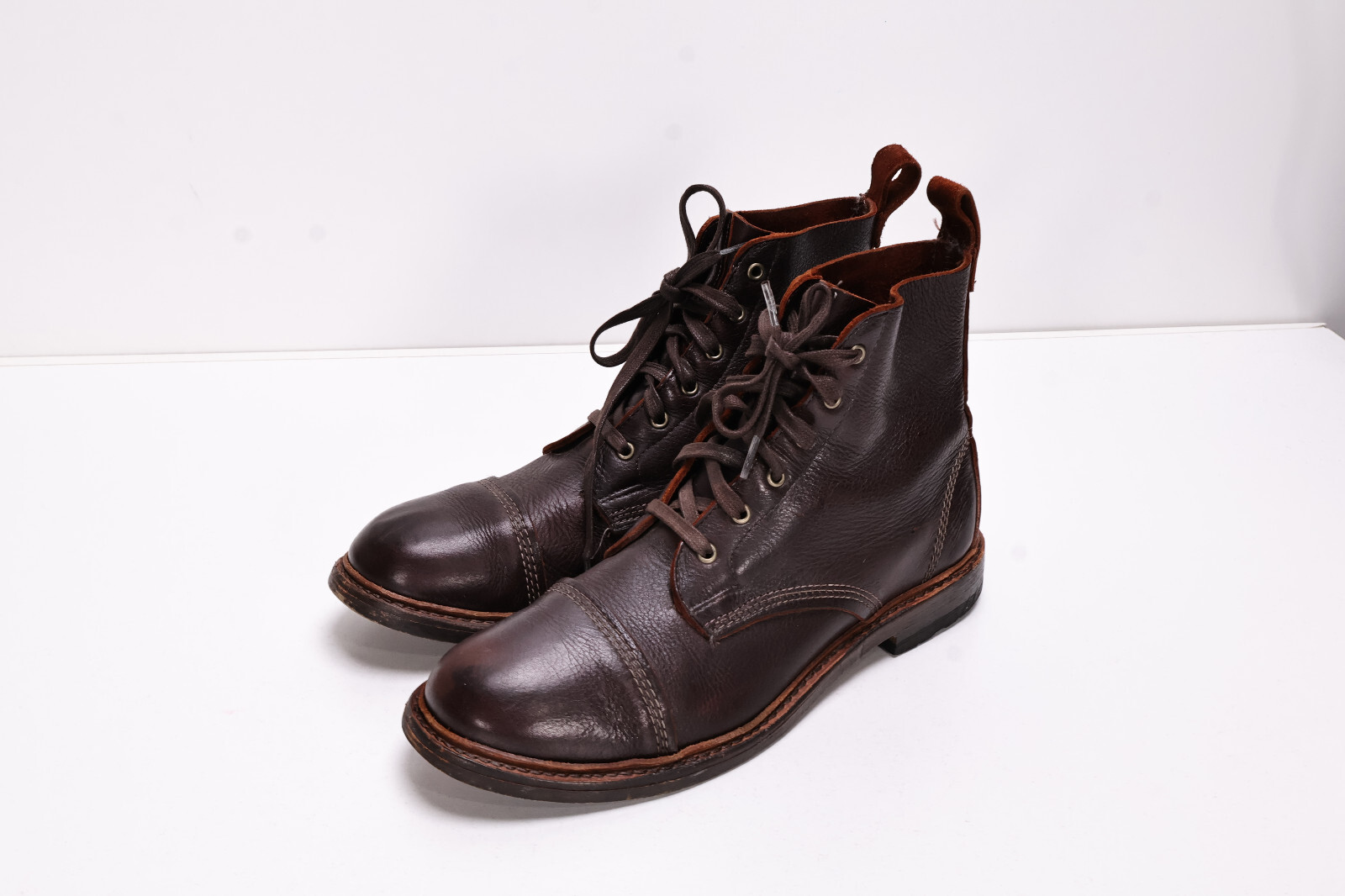 Allen Edmonds Normandy Brown Cap-toe Boots (Size 11D?)