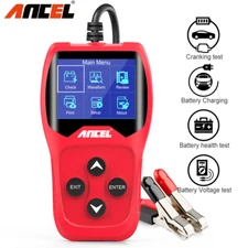 Digital 12V Car Battery Tester Automotive Battery Health Analyzer Load Volt Test