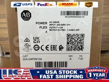 22A-D4P0N104 2022 SER A New Allen Bradley PowerFlex 4 1.5 kW 2 HP AC Drive