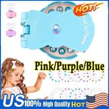 Hair Bedazzler Kit with Rhinestones Bling Gems Decor Styling Tool + 180 Diamonds