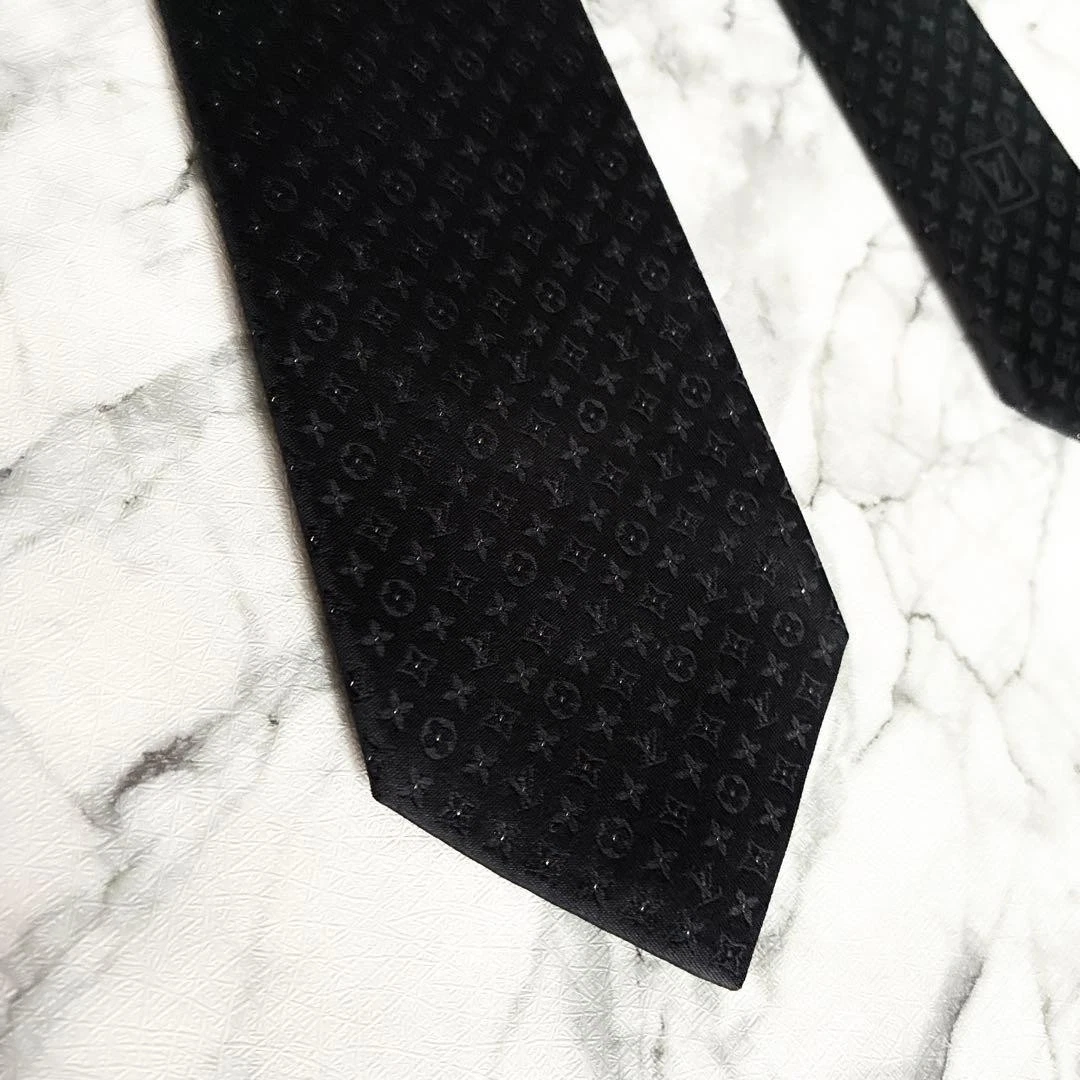 Louis Vuitton Black Ties for Men for sale | eBay