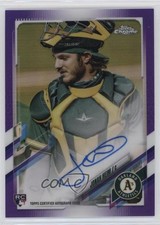 2021 Topps Chrome Rookie Purple Refractor 90/250 Jonah Heim #RA-JH Auto 16m5