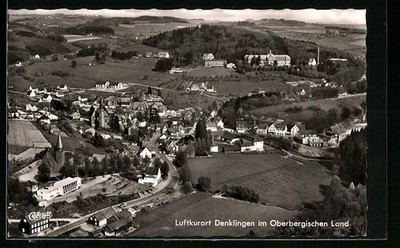 Postcard Denklingen in Oberbergisches Land, partial view 1966 