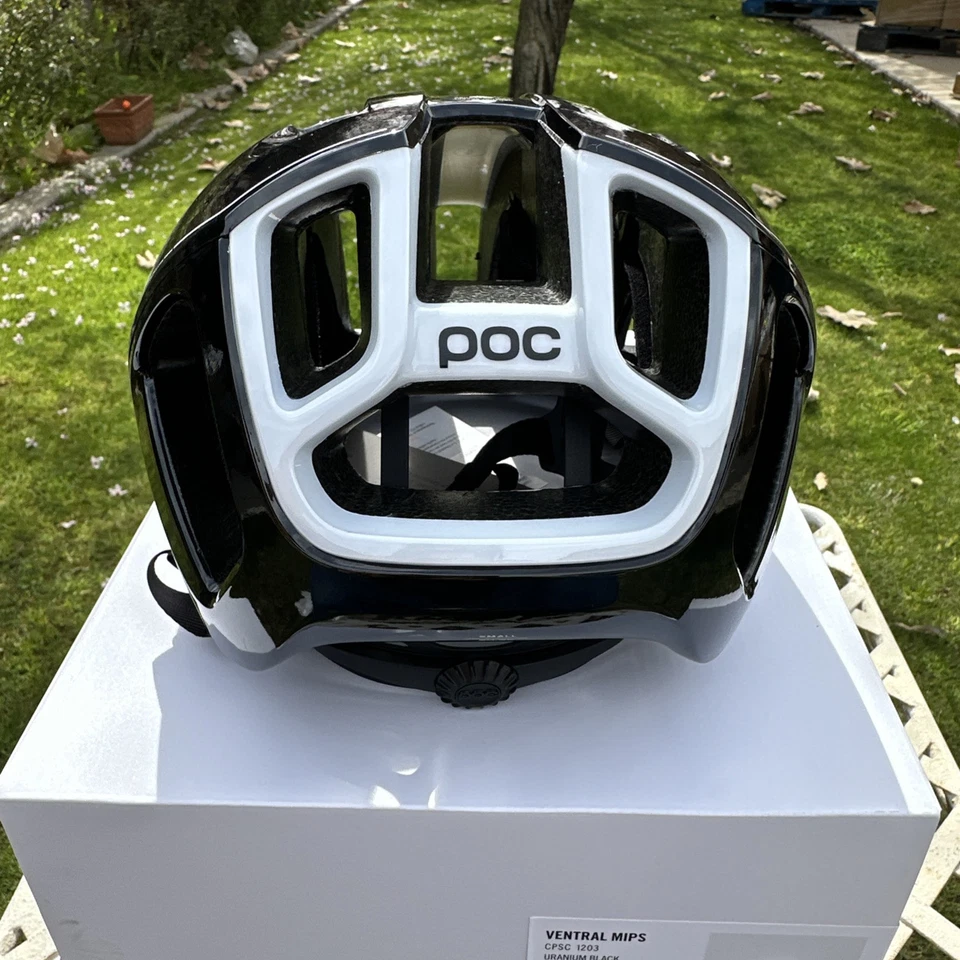 POC Ventral MIPS Road Cycling Helmet Uranium Black Size S. 50-56cm - Image 4 of 4