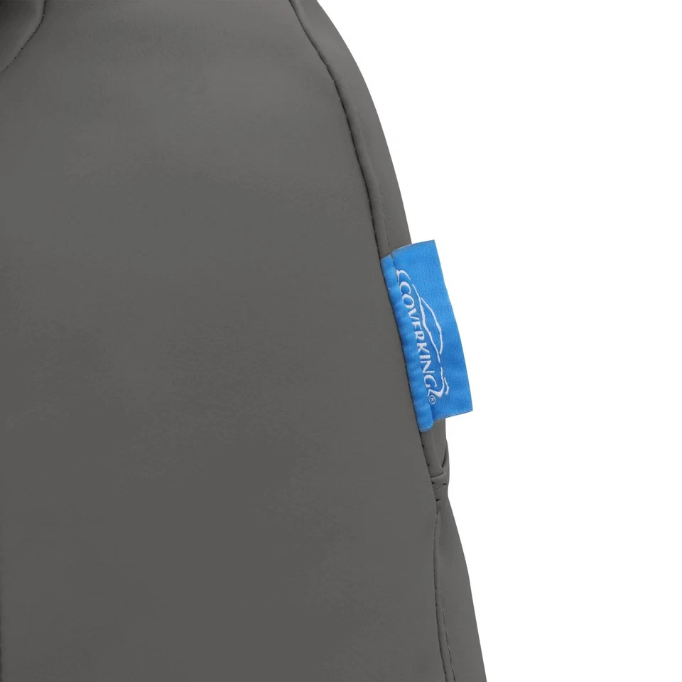 For Lexus LX570 08-11 Premium Leatherette 1st Row Medium Gray Custom Seat Covers - Image 4 of 4