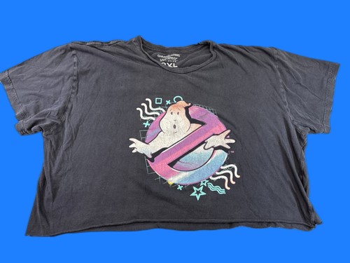 Loot Crate Ghostbusters Graphic Tee 3XL Black 100% Cotton Regular Fit Short Men