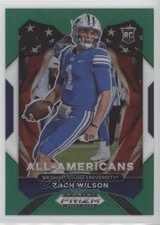 2021 Panini Prizm Draft Picks All-American Green Prizm Zach Wilson #182 10tb