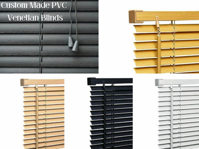 Maßanfertigung PVC Jalousien Sondergröße perfekte Passform Jalousien UK Made