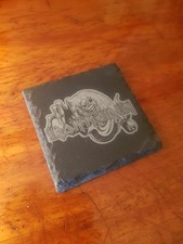 Iron Maiden - High Quality Laser Etched Slate Coaster