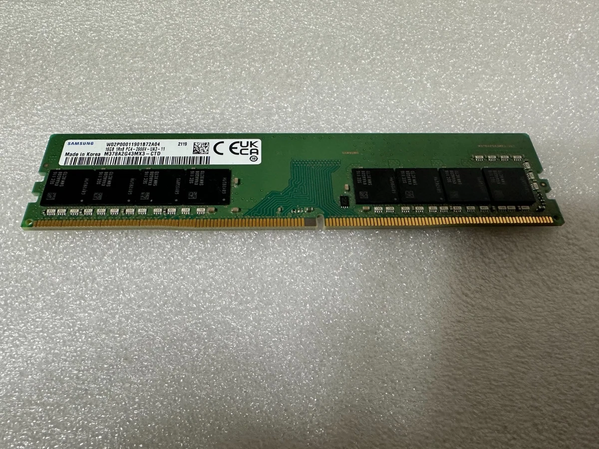 Samsung Computer PC4-21300 (DDR4-2666) Bus Speed RAM 288 Pins for