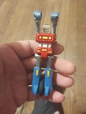 Vintage 1982 GoBots 3" Cy-Kill Red Blue Bike Not Complete