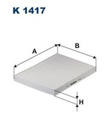 Filtron Filter, Innenraumluft K 1417 FüR Alfa Romeo