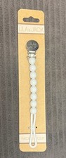Lila Jack Silcone Pacifer Clip For Baby 3M BPA Free Gray New