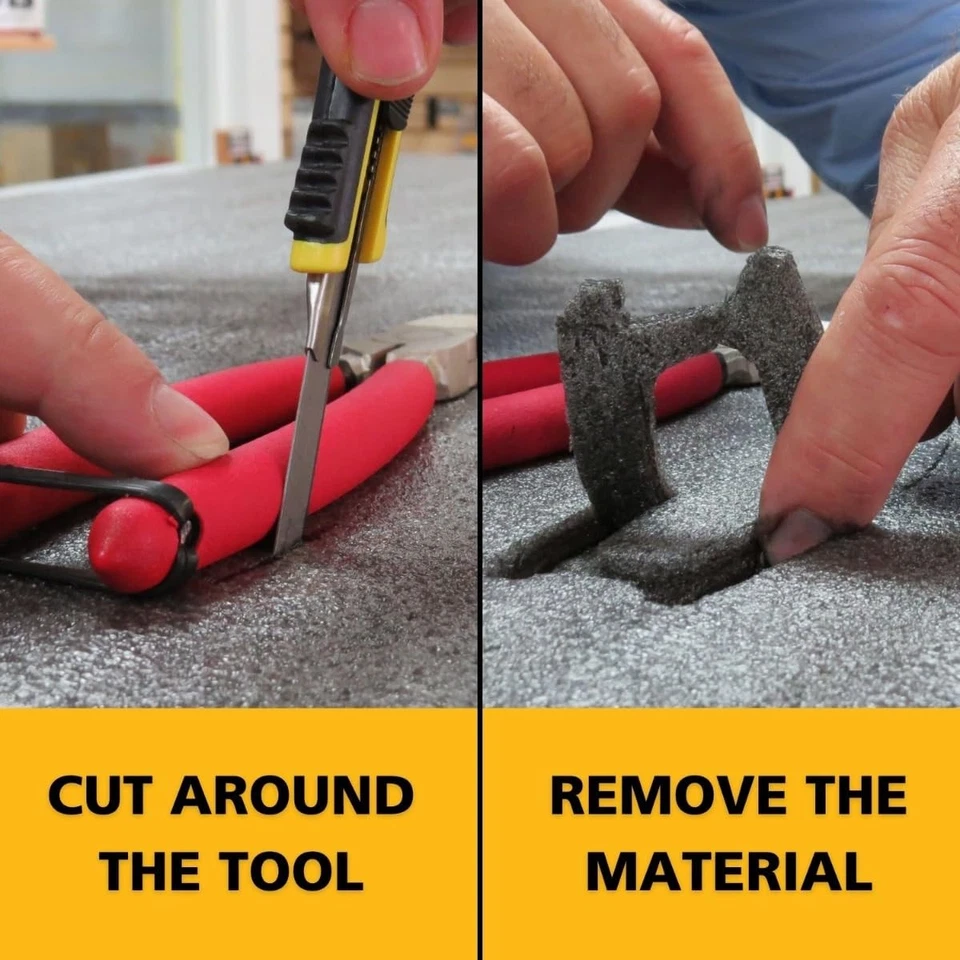 Fastcap Kaizen Foam 57Mm Black Customizable Tool Storage Organizer - Image 4 of 4