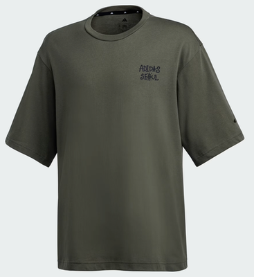 Adidas Sportswear Seoul T-Shirts Men's Casual Training Casual Top