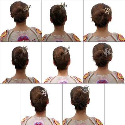 Different Styles Optional Hairwear Simple Metal Hairpin for Womens Girls