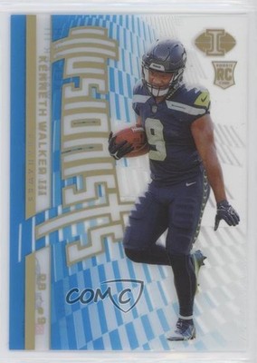 2022 Illusions Illusionists Light Blue 172/299 Kenneth Walker III Rookie RC 1kk