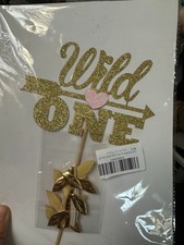 Wild One Cake Topper And Headband