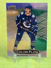 Elias Pettersson 2024-25 Allure Hockey #CFL-20 YELLOW-GREEN COLOR FLOW - Canucks