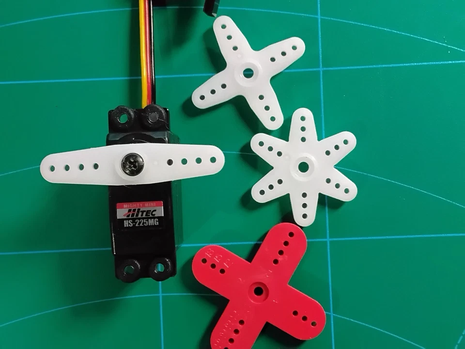 Hitec HS-225MG MINI STANDARD 15MM SERVO 4.7kg KRAFT METALGEAR KUGELLAGER MPX 25G - Bild 4 von 4