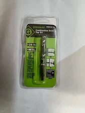 Greenlee DTAP3/8-16 Drill/Tap/Countersink Bit, 3/8-16X3 1/4 L