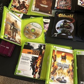 Lot Of Assorted Video Game Extras! Cases Manuals Poster Chargers - Lot As Is!