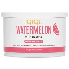 GiGi Neon Hard Wax – Watermelon, Stripless for Hair Removal, Watermelon 