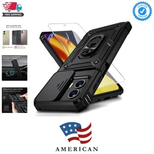 for Moto G Stylus 5G 2024 Case with Camera Lens Cover, HD Screen Protector, 1...