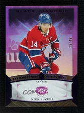 2023-24 Upper Deck Black Diamond Diamond Stars Purple /49 Nick Suzuki #BDS-NS