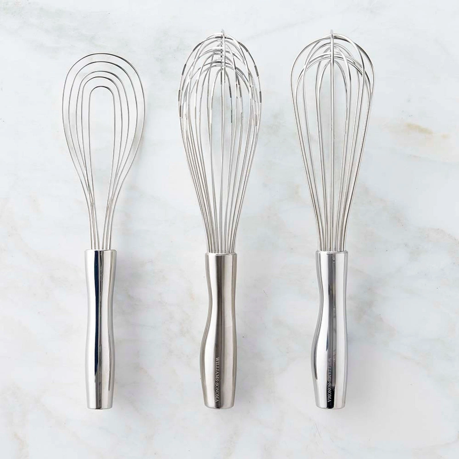 Signature Stainless-Steel Whisks, Set of 3
Opens in a new window or tab