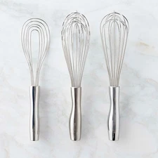 Signature Stainless-Steel Whisks, Set of 3