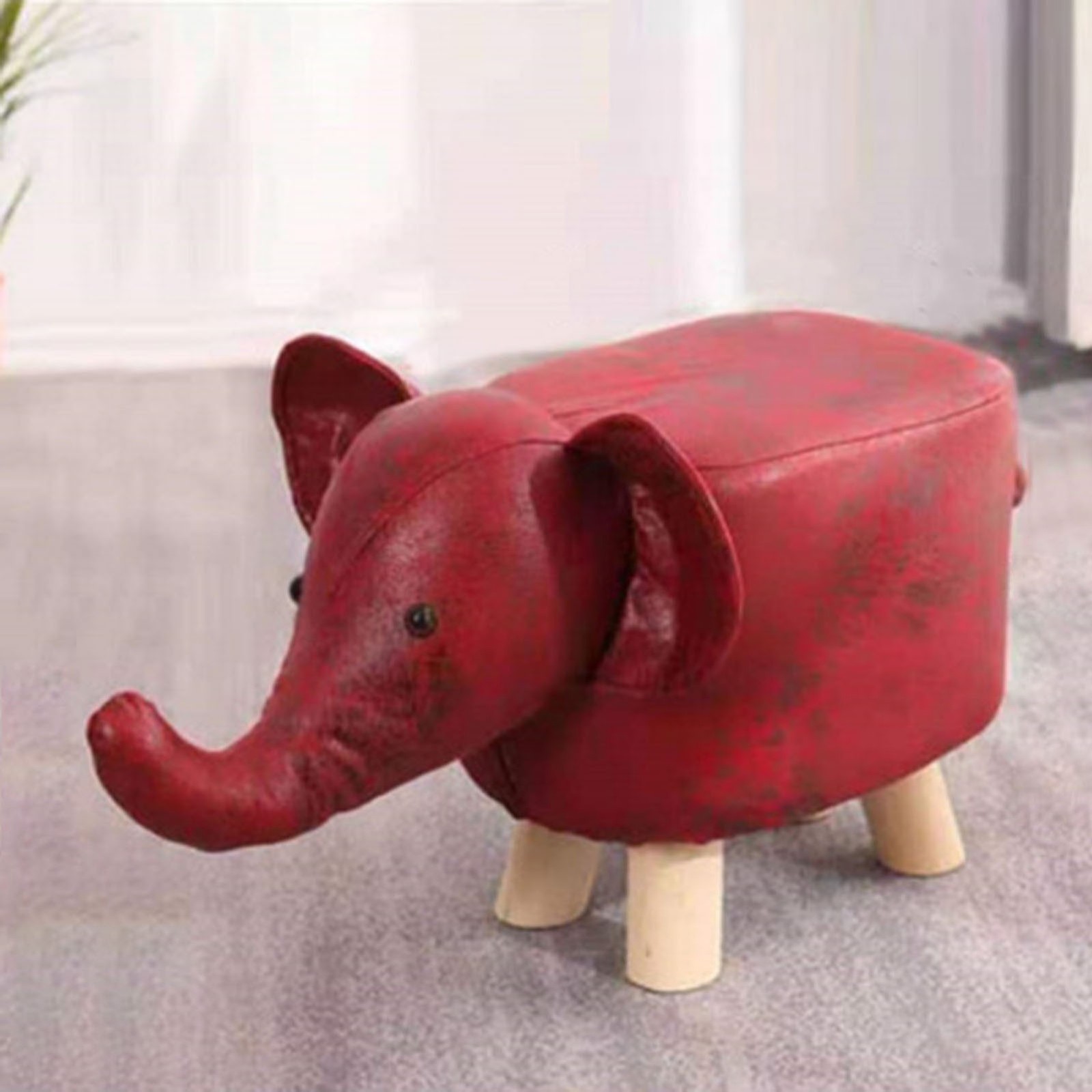 Cute Animal Footstools Comfortable Small Bench For Home Easy To Use