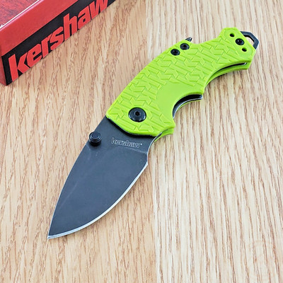 Kershaw Shuffle Folding Knife 2.38'' 8Cr13MoV Steel Blade Lime Green GRN Handle
