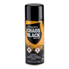 Games Workshop Citadel Chaos Black Primer Spray Paint - Miniatures  Models