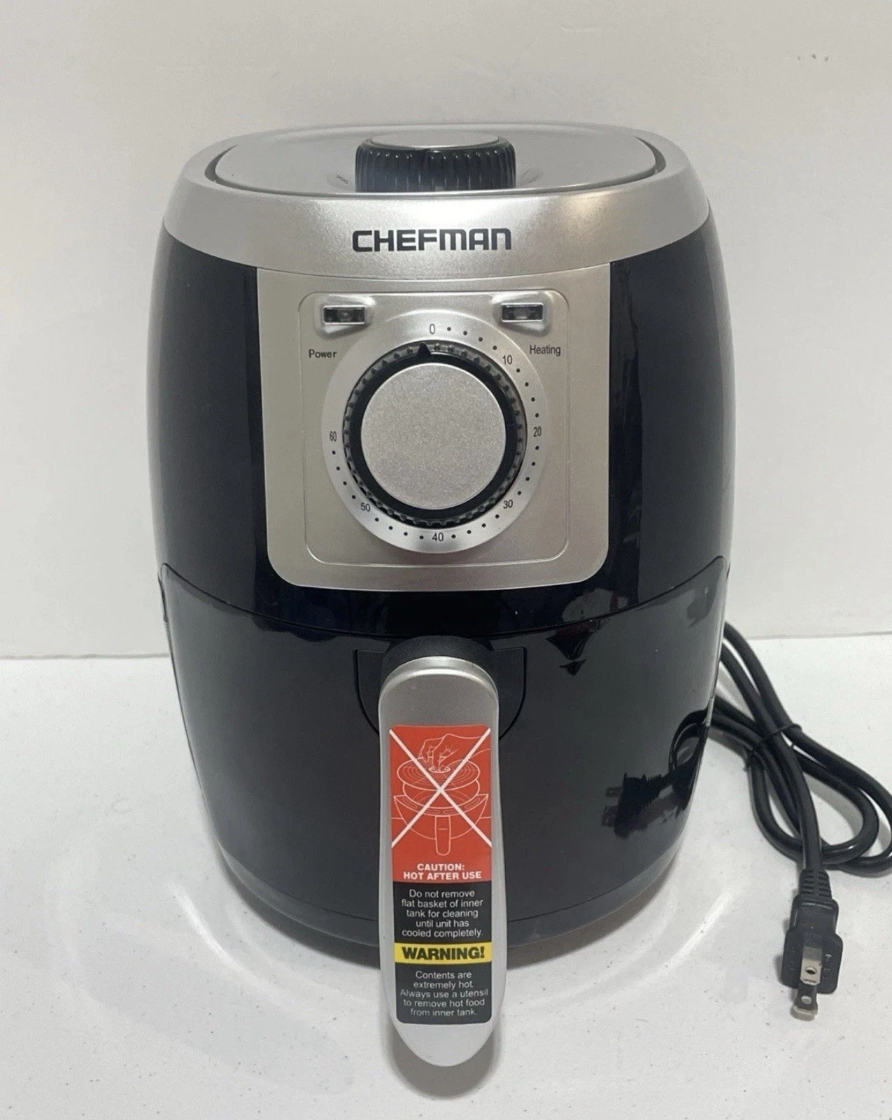 Chefman 2quart Air Fryer Rj38-2lm-ds Black Gently Used
Opens in a new window or tab