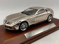 Mercedes McLaren SLR Car Jewels silver 1:43 DeAgostini Diecast