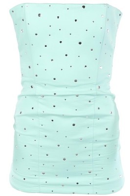 GIUSEPPE DI MORABITO BLUE COTTON MINI DRESS XSMALL