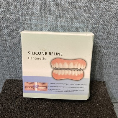 Instant Smile Comfort Fit Flexible Silicone Reline Denture Set