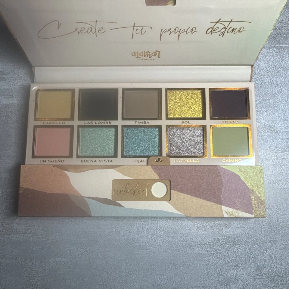 Alamar Cosmetics Destino Eyeshadow Palette • 1.1g x 10 - Image 2 of 3