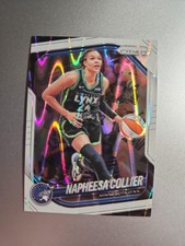 2025 Panini Prizm WNBA - Napheesa Collier #8 - White Seismic Prizm Lynx