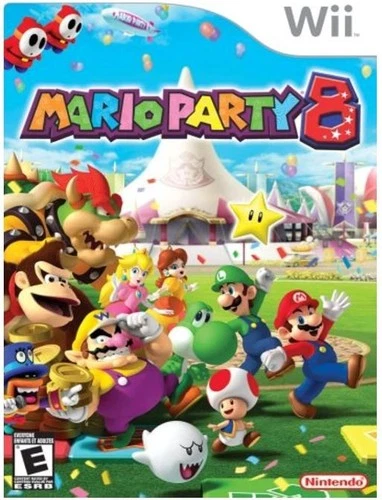 Mario Party 8 (Nintendo Wii, 2006) Complete CIB Inserts Manuel Booklet Disc Good