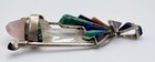 STUNNING NAVAJO STERLING SILVER MULTI-STONE PENDANT. 24.70 GRAMS — photo 5