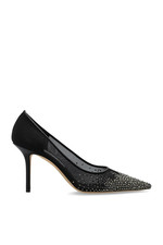 JIMMY CHOO Love 85mm Black Pumps New  Authentic